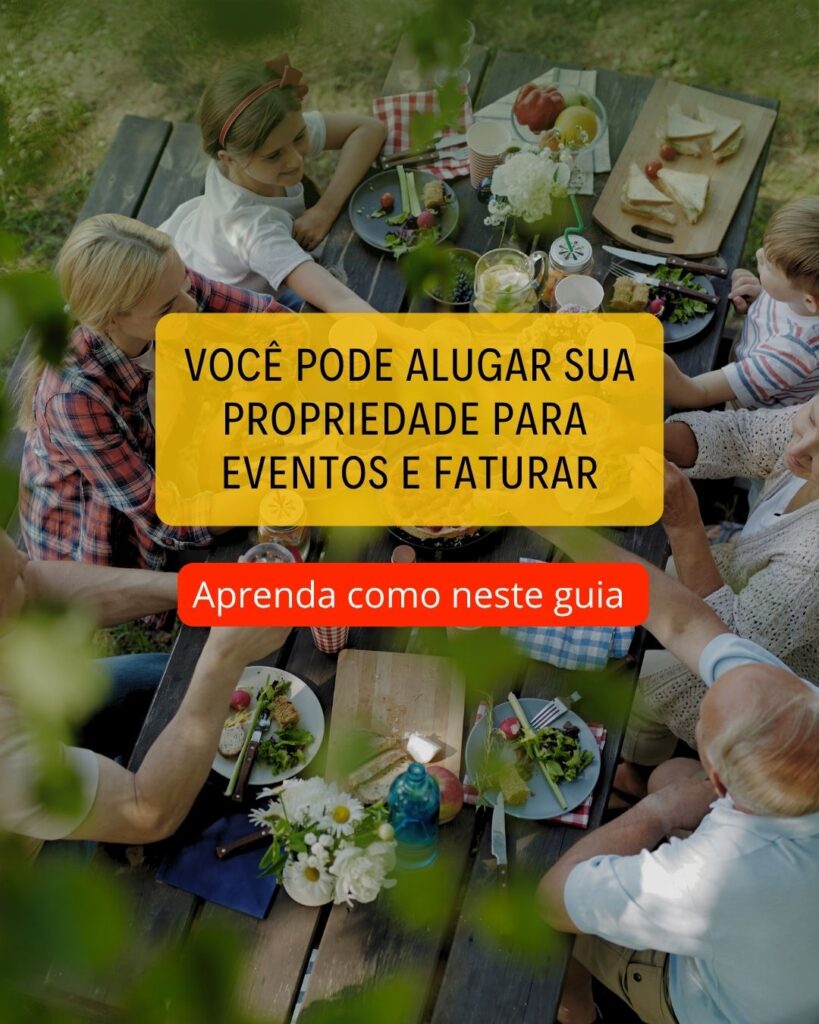 Guia lucre com eventos